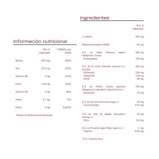 Redenhair Hair Nutrition Supplement 60cáps