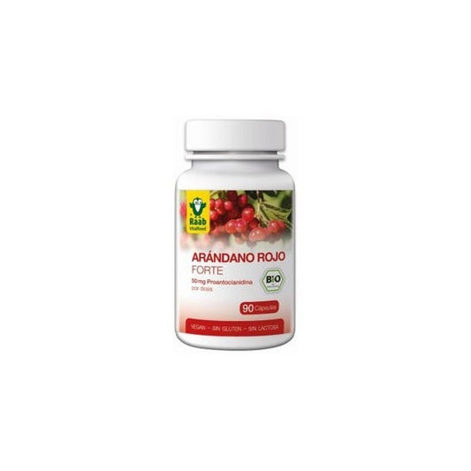 Raab Vitalfood Mirtilo Vermelho Forte Bio 90caps