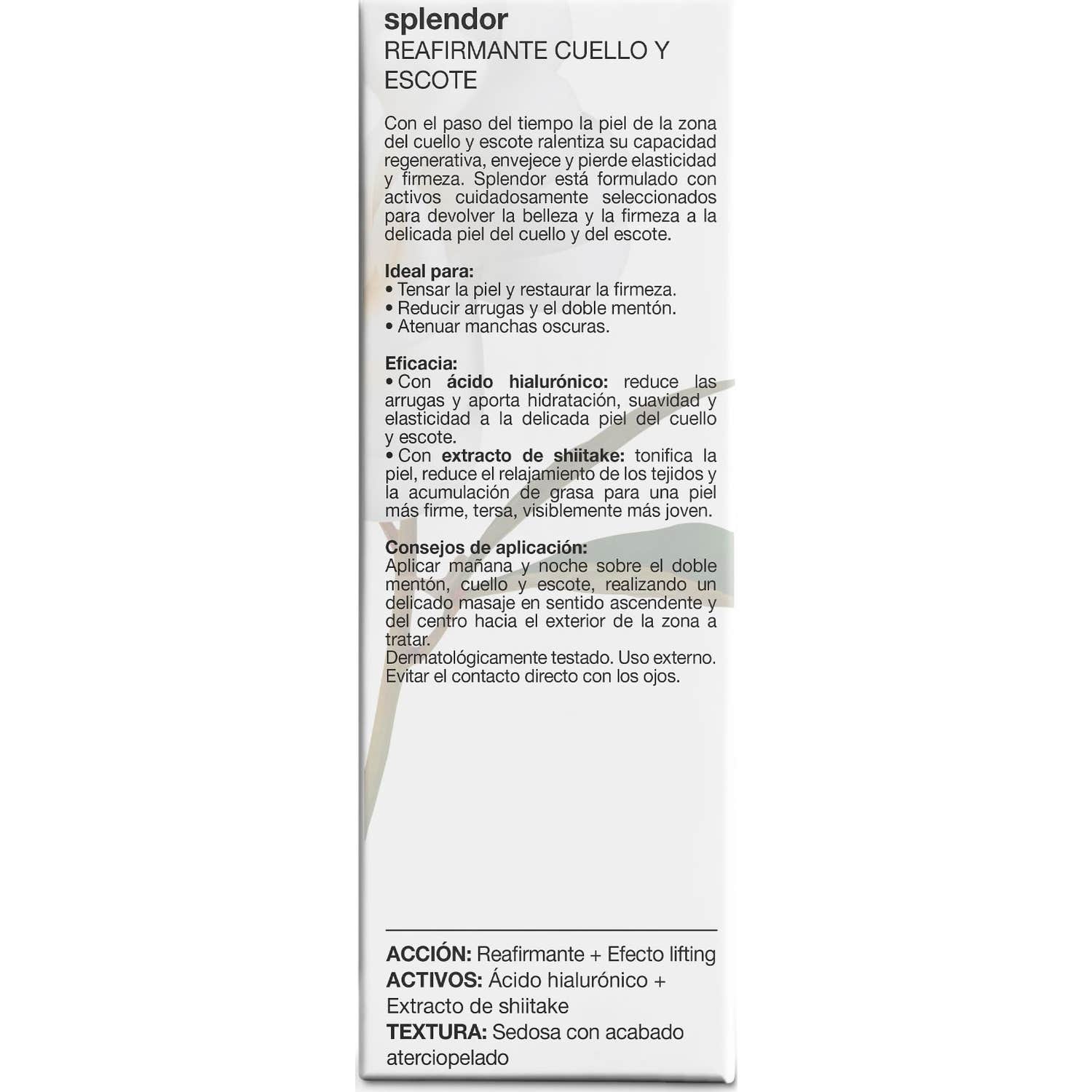 Bella Aurora Splendor Crema Reafirmante Cuello y Escote 50ml