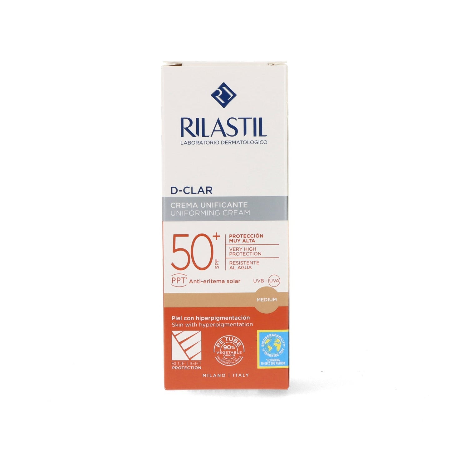 Rilastil Sun System D-Clar Crema Solar Anti-Manchas Medium Color SPF50+ 40ml