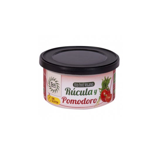 Solnatural Paté Rúcula y Pomodoro Bio sin Gluten 125g