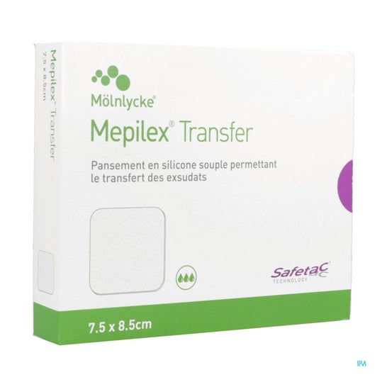 Mepilex Transfer Pans 7.5x8.5cm 10uds