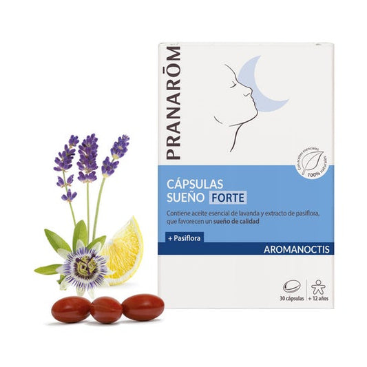 Pranarôm Aromanoctis Cápsulas Sueño Forte 30caps
