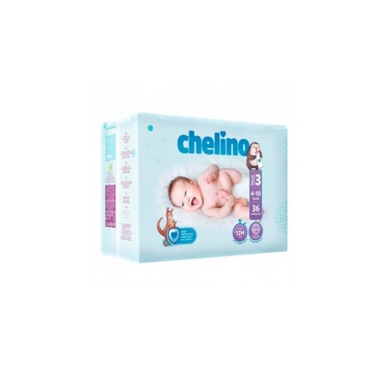 Chelino Pañales T3 4-10kg 36uds