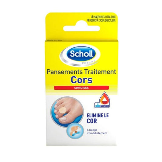 Scholl Apósitos Tratamiento Corsicida 8uds