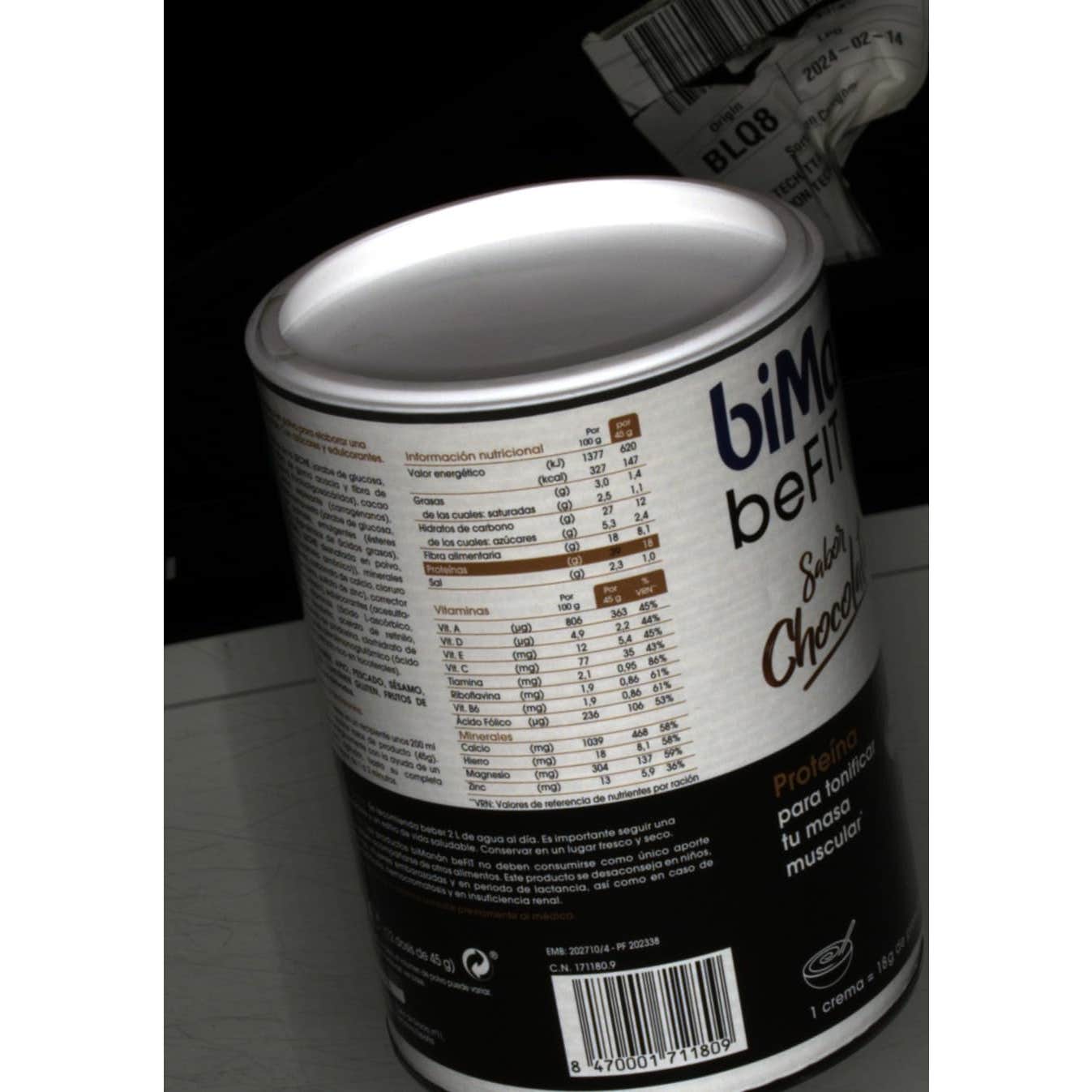 biManán Crema Proteína Sabor Chocolate 8 cremas