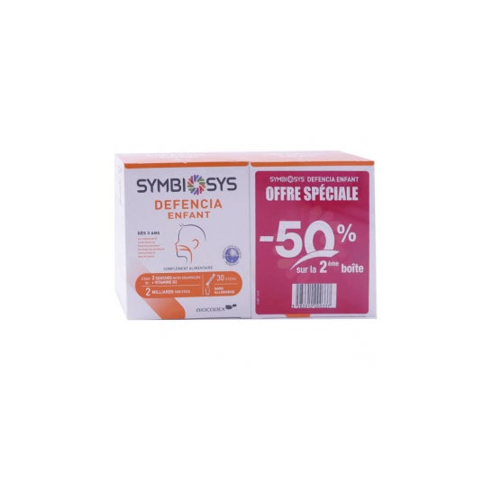 Symbiosys Defencia Niños Juego de 2 Cajas de 30 Palos