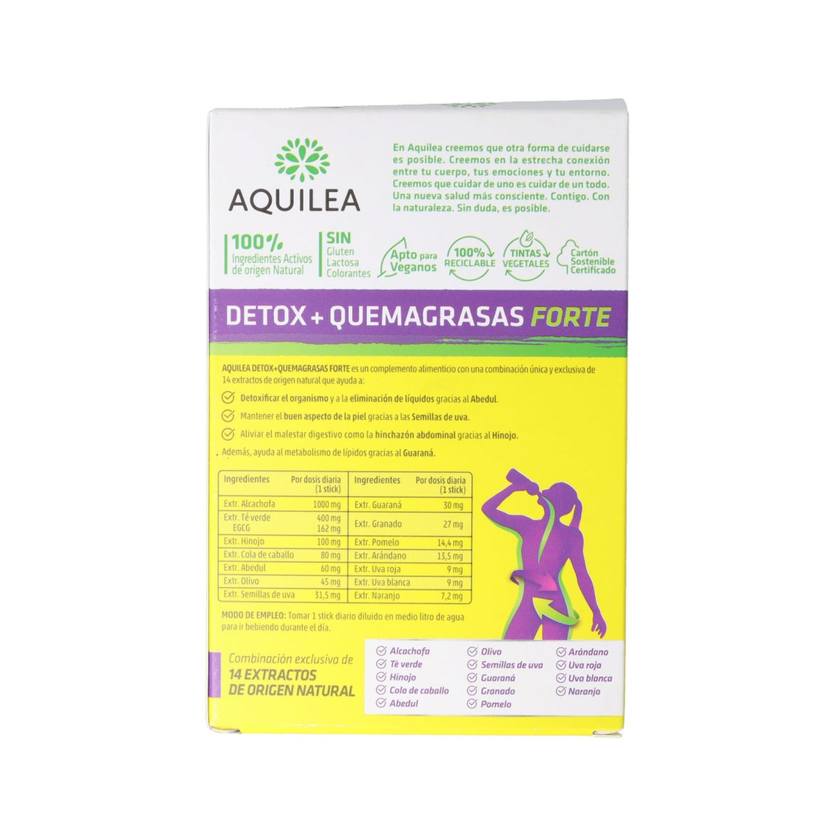 Aquilea Detox+Quemagrasas 10 sticks