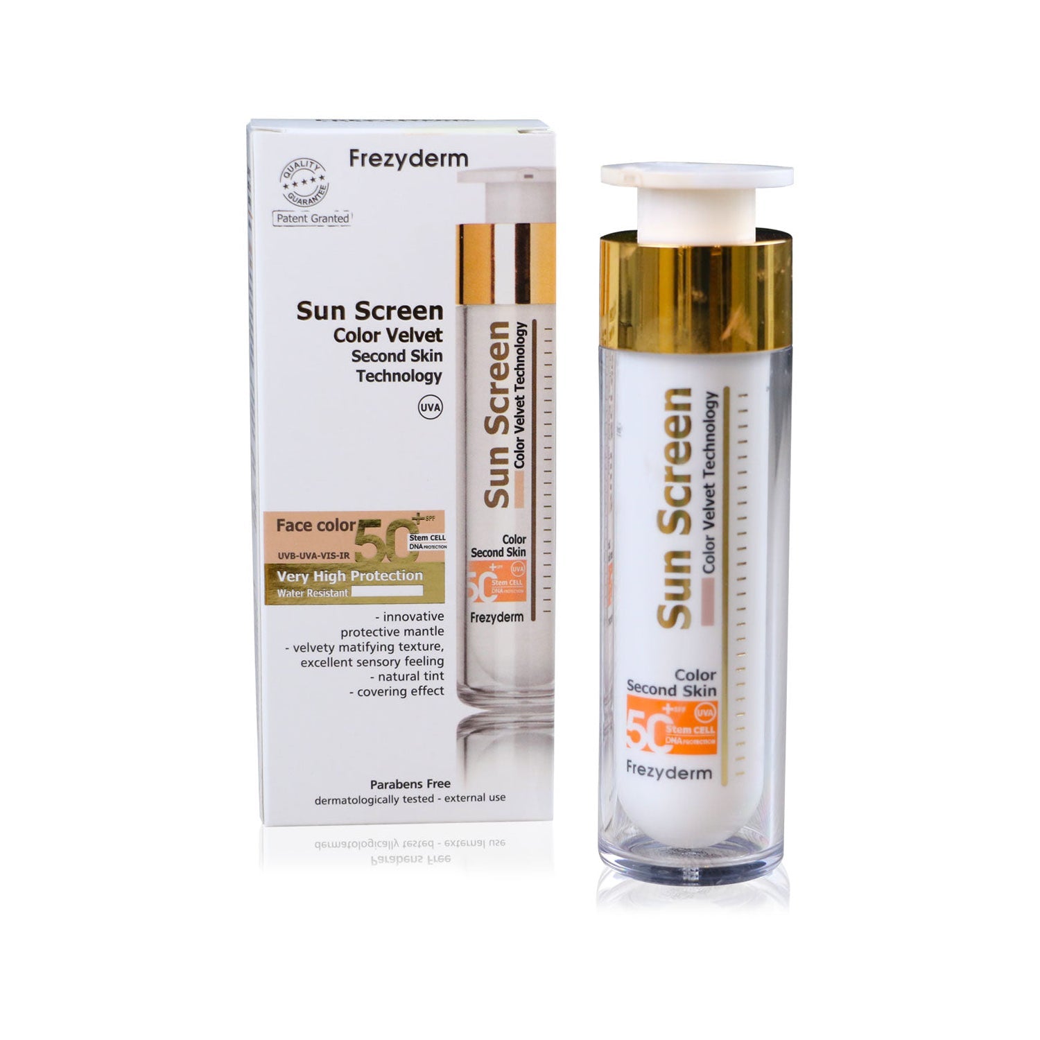 Frezyderm Sun Screen Color Velvet Technology SPF50+ 50ml