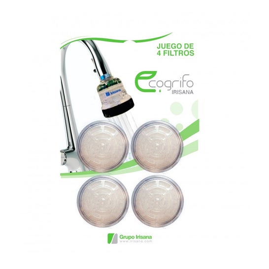 Irisana Recambio Filtro de Particulas Para Ecoducha Baby 4 uds