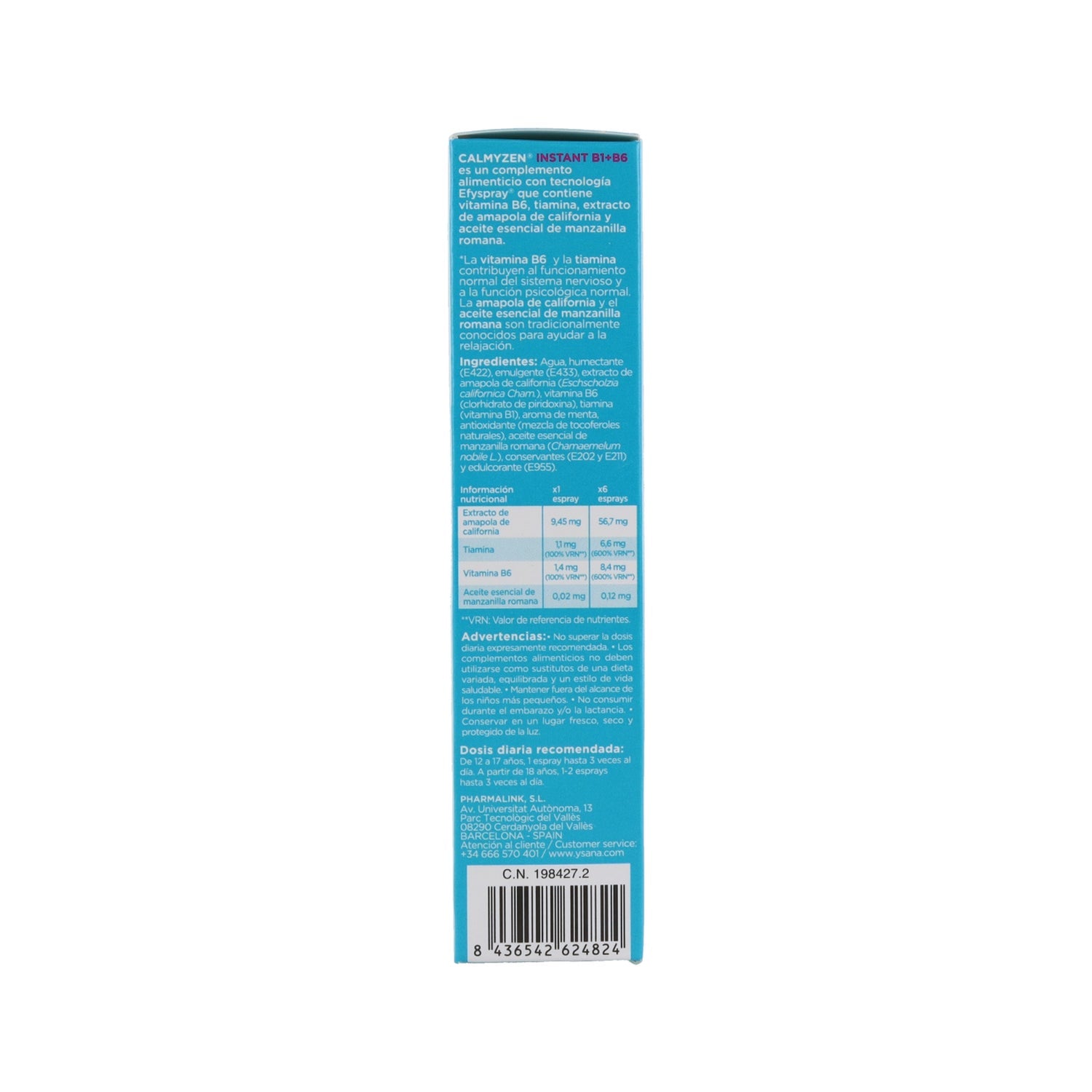 Ysana Calmyzen Instant Oral Spray 10ml