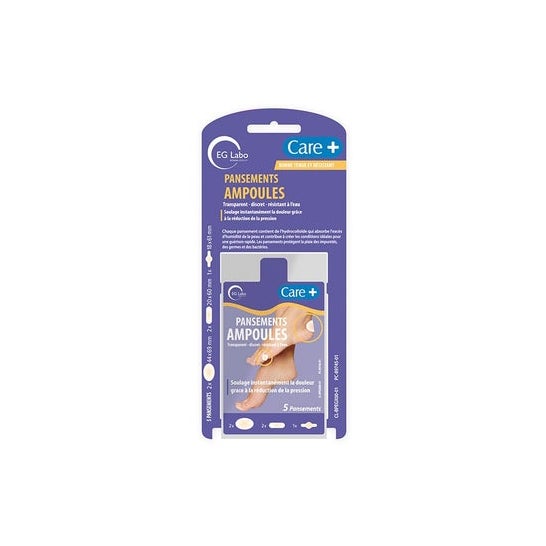 Care+ Apósitos Ampollas Hidrocoloide 5 uds