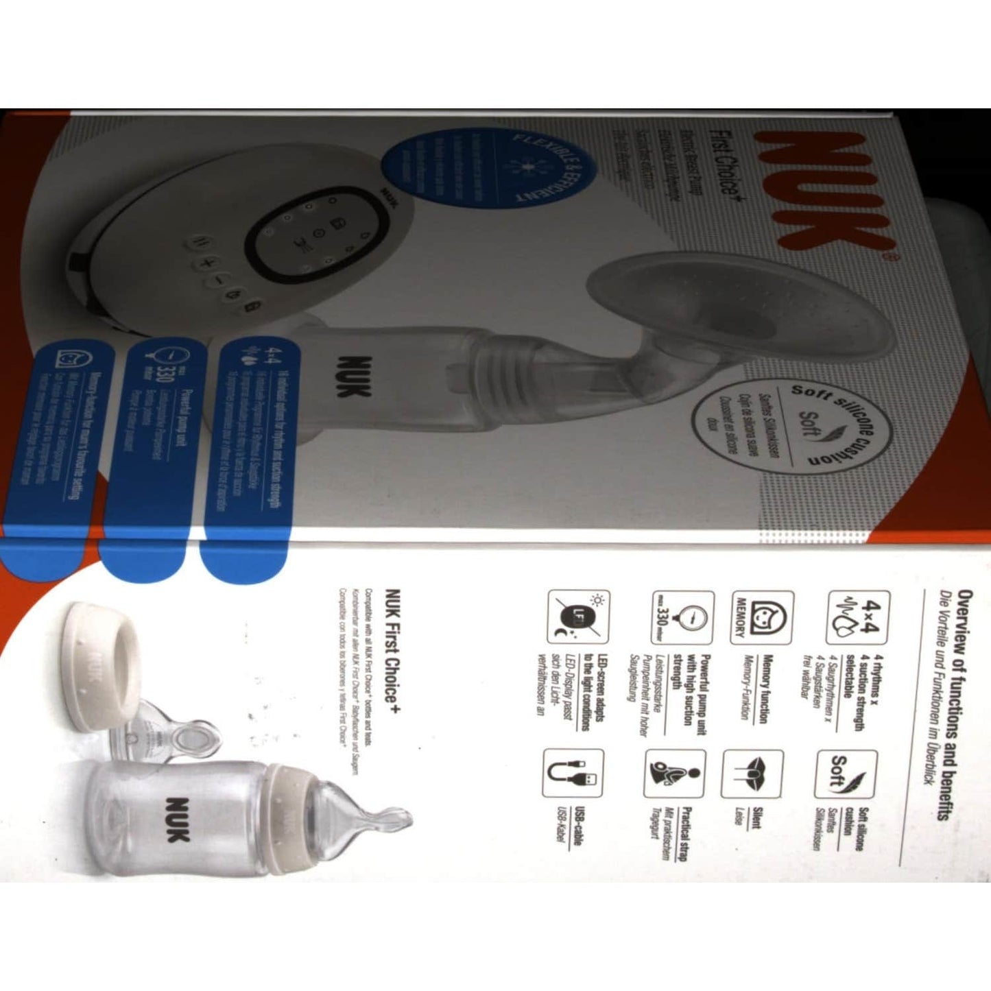 Nuk saca leches eléctrico portatil 1ud