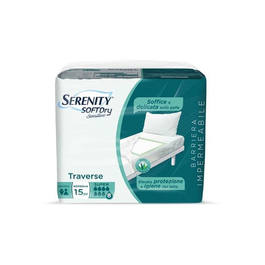 Serenity Trav Soft Dry Sensitive Empapador 80x180 15uds