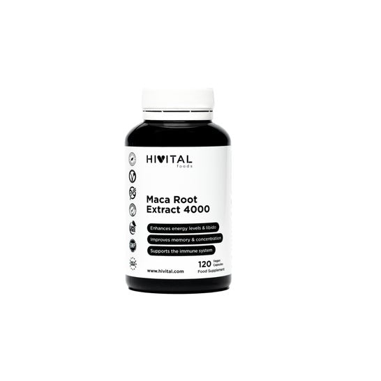 Hivital Foods Maca Peruana Extracto Concentrado 4000 mg 120 caps