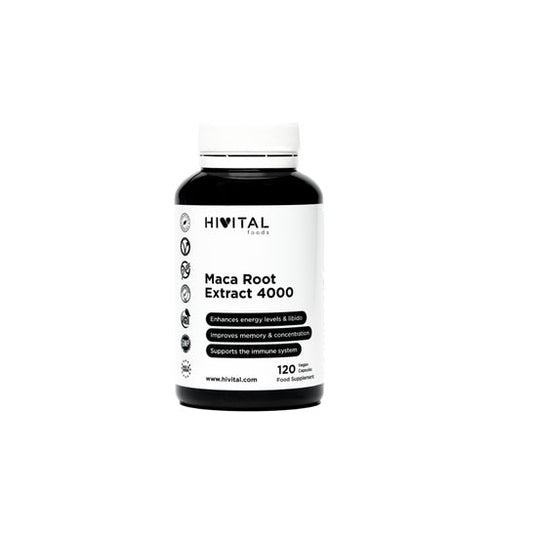 Hivital Foods Maca Peruana Extracto Concentrado 4000 mg 120 caps