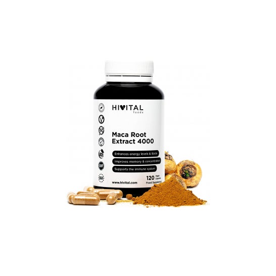 Hivital Foods Maca Peruana Extracto Concentrado 4000 mg 120 caps