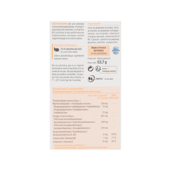 Nutergia Ergyfosforyl 60cáps