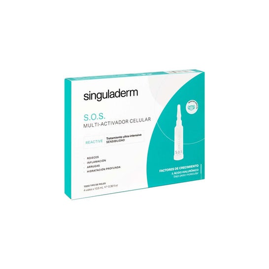 Singuladerm S.O.S Reactive 4 viales x 10,5ml