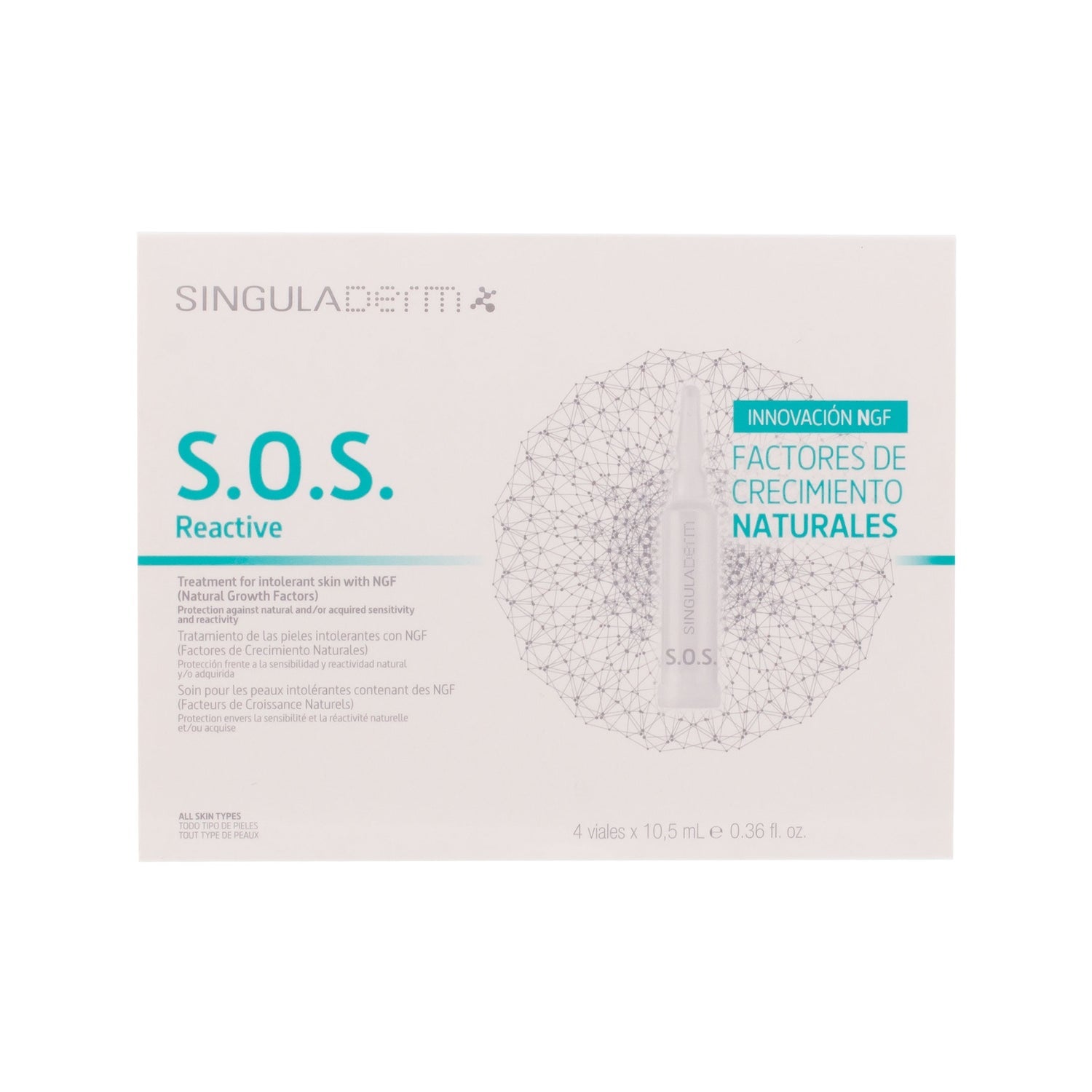 Singuladerm S.O.S Reactive 4 viales x 10,5ml