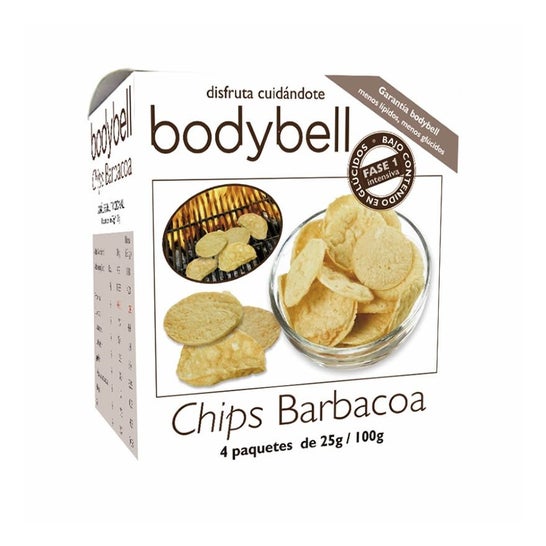 Bodybell Chips Barbacoa 4 X25 g