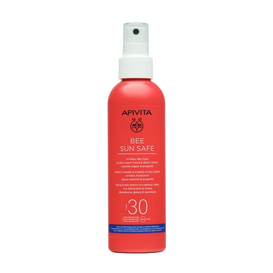 Apivita Bee Sun Safe Spray Hydra Melting Ultra Ligero Facial & Corporal Spf30 200 ml