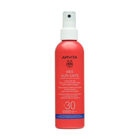 Apivita Bee Sun Safe Spray Hydra Melting Ultra Ligero Facial & Corporal Spf30 200 ml
