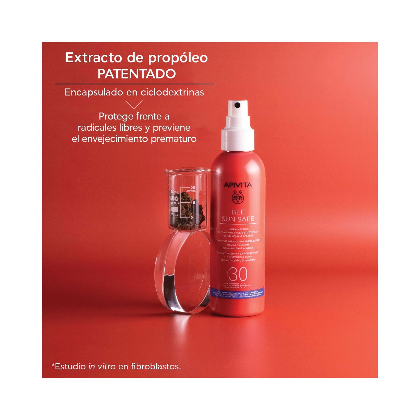 Apivita Bee Sun Safe Spray Hydra Melting Ultra Ligero Facial & Corporal SPF30 200ml