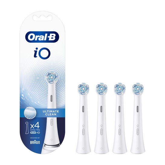 Oral-B Recambio Cepillo Dental iO Ultimate Clean Blanco 4uds