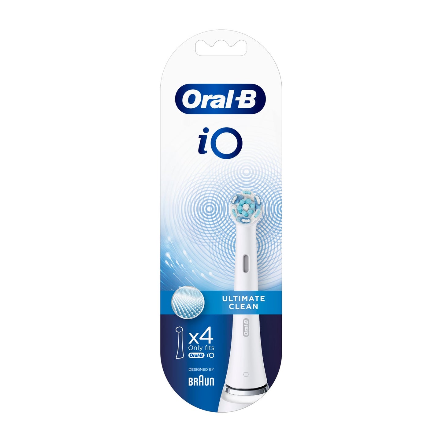 Oral-B Recambio Cepillo Dental iO Ultimate Clean Blanco 4uds