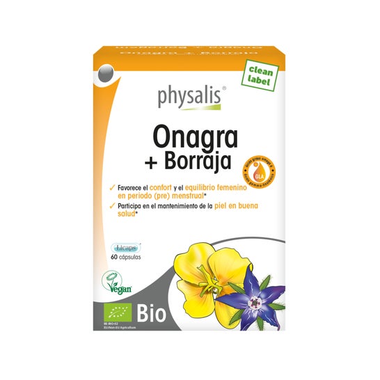 Physalis Onagra y Borraja 60caps