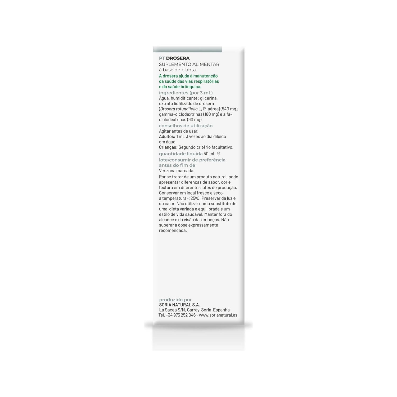 Soria Natural Drosera Extracto 50 ml