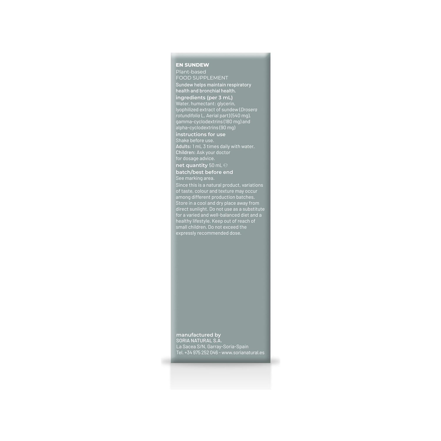 Soria Natural Drosera Extracto 50 ml
