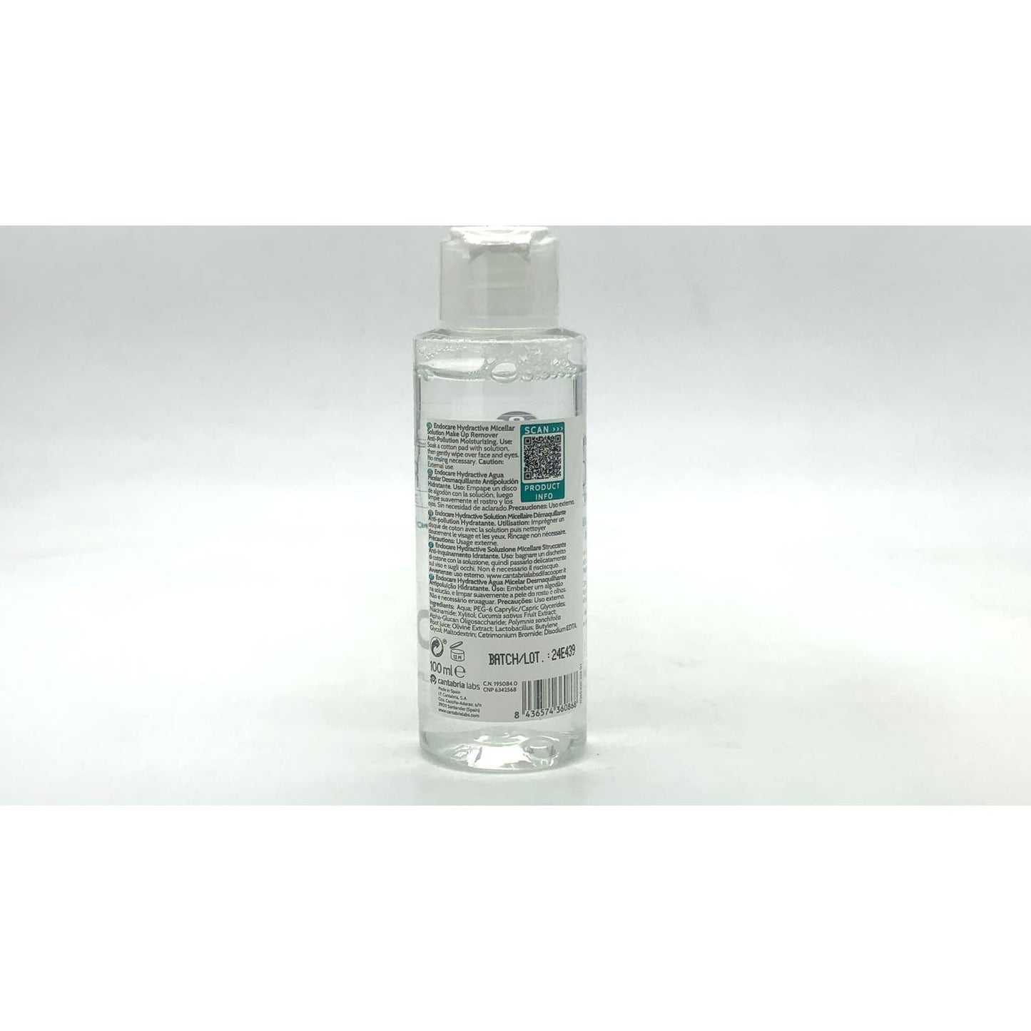 Endocare Hydractive Agua Micelar Desmaquillante 100ml