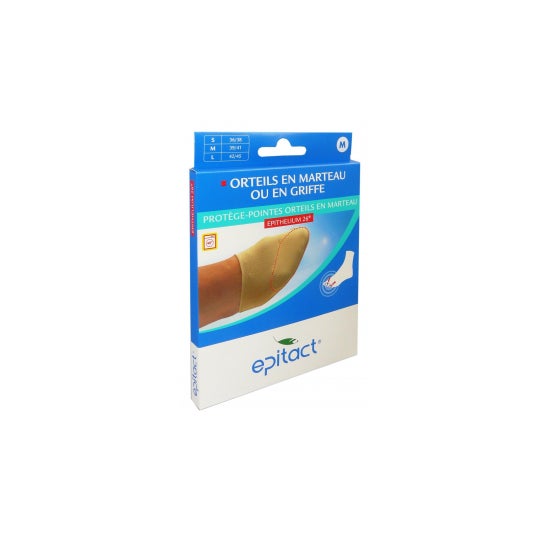Epitact Martillo Dedos del pie Puntera Protector tamaño M(39-41) 1 par