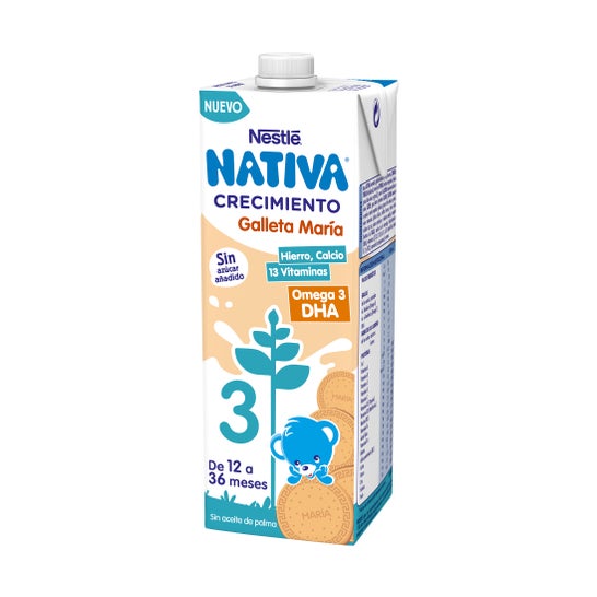 Nestlé Nativa Crecimiento 3 Galleta María 1L