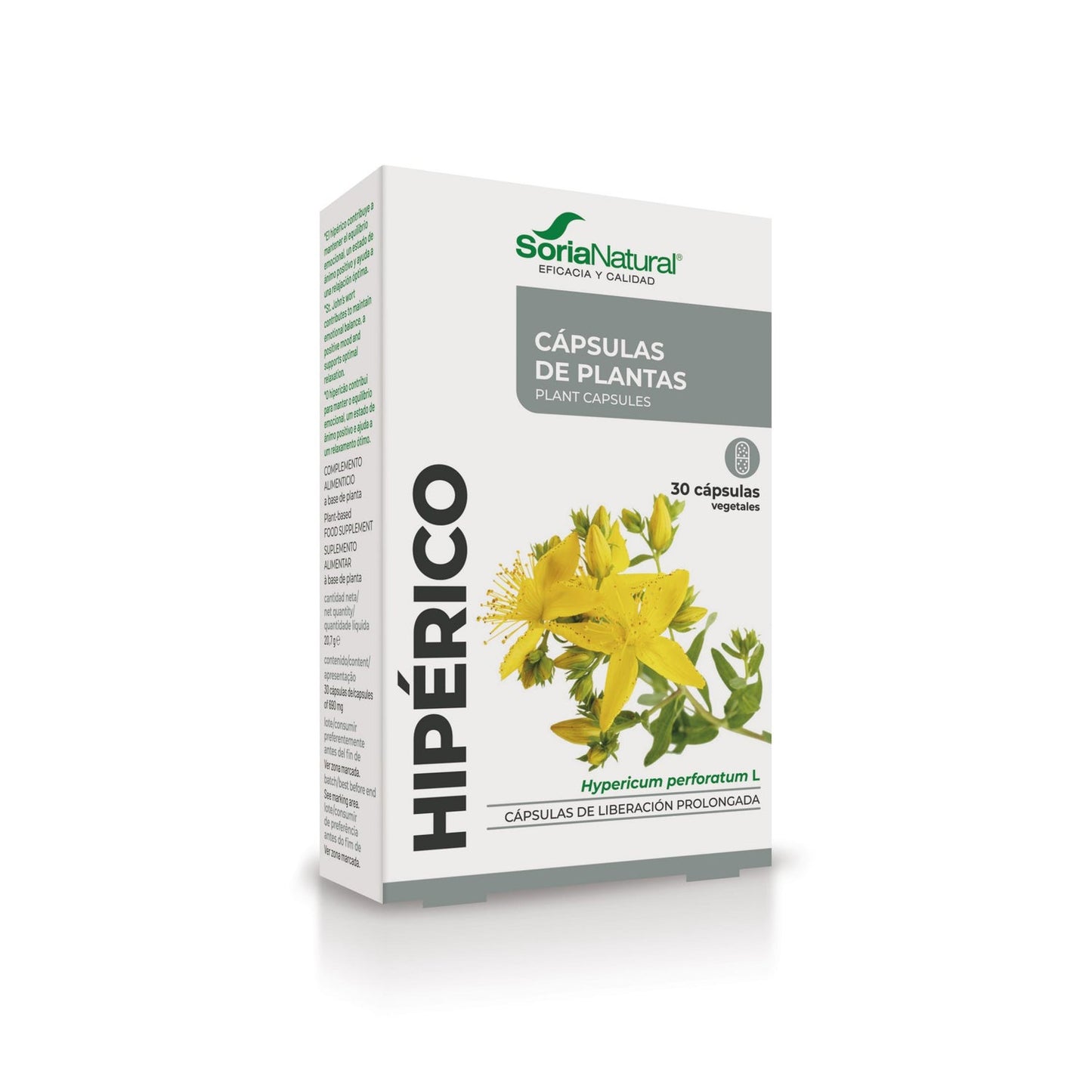 Soria Natural Fórmula XXI 37-S Hipérico 30 caps