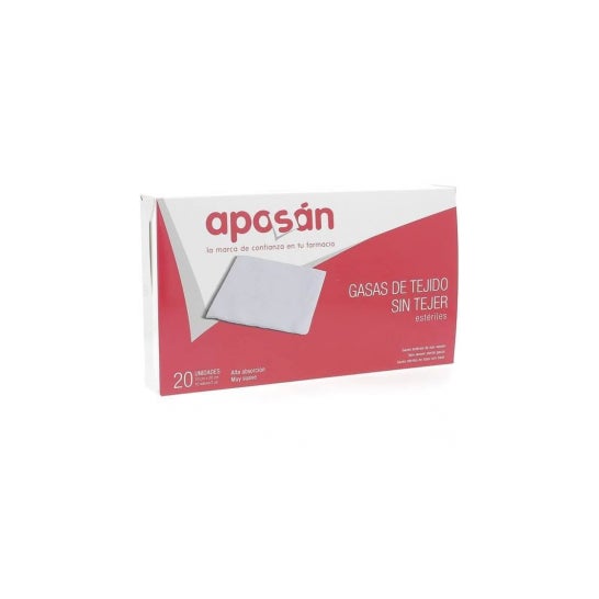 Aposan Gasa Estéril Tejido sin Tejer Compresas 10x20cm 20uds