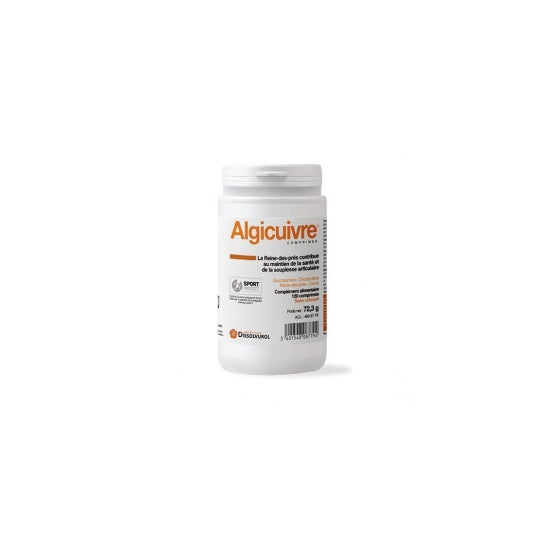 Dissolvurol Algicuivre 120 comp