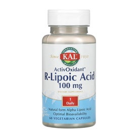 Kal R-Lipoic Acid Activoxidant 100 mg 60 caps