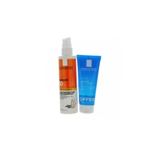 La Roche-Posay Anthelios Spray Spf50 200ml + Lipikar Gel Limpiador 100ml