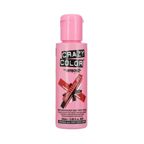 Crazy Color Tinte 40 Vermillion Red 100ml
