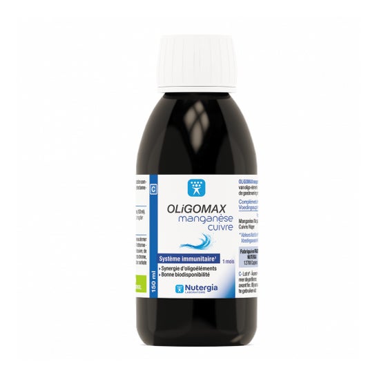 Nutergia Oligomax Manganeso y Cobre 150 ml