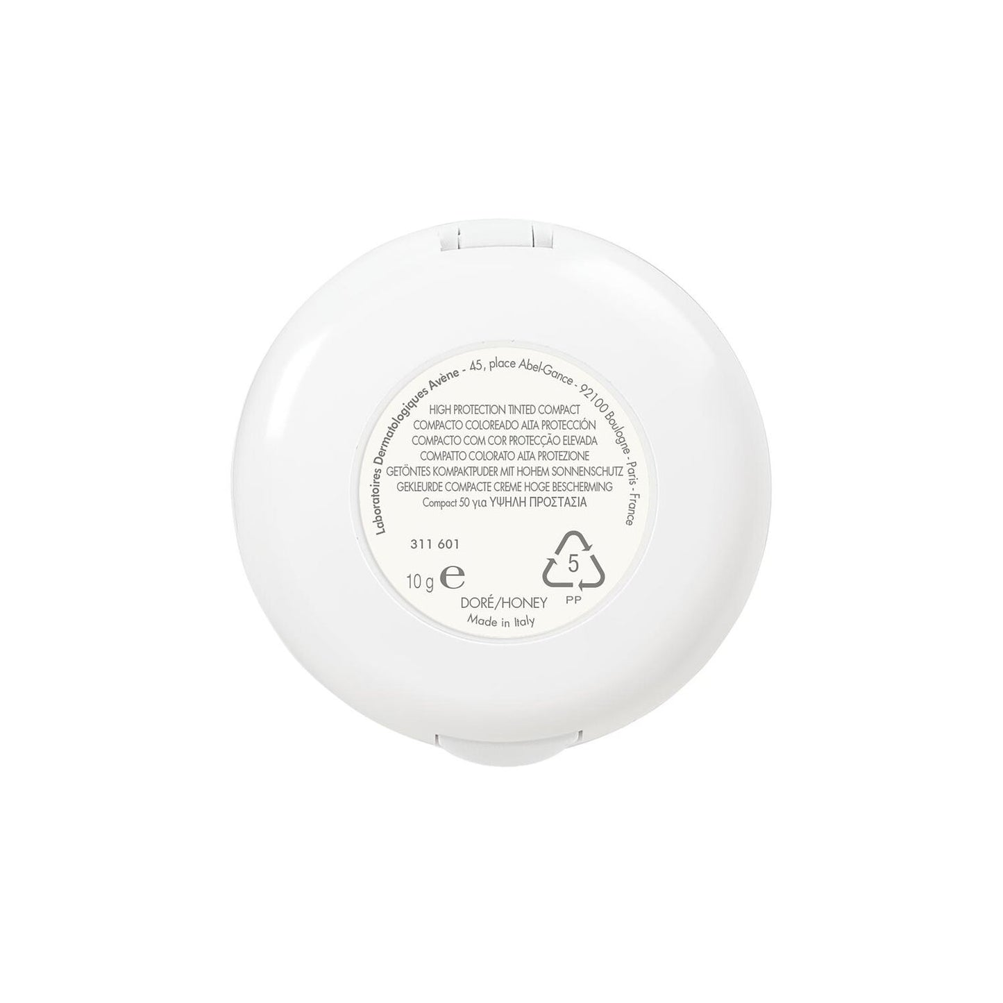 Avène Compacto con Color Alta Protección SPF50 Dorado 10g