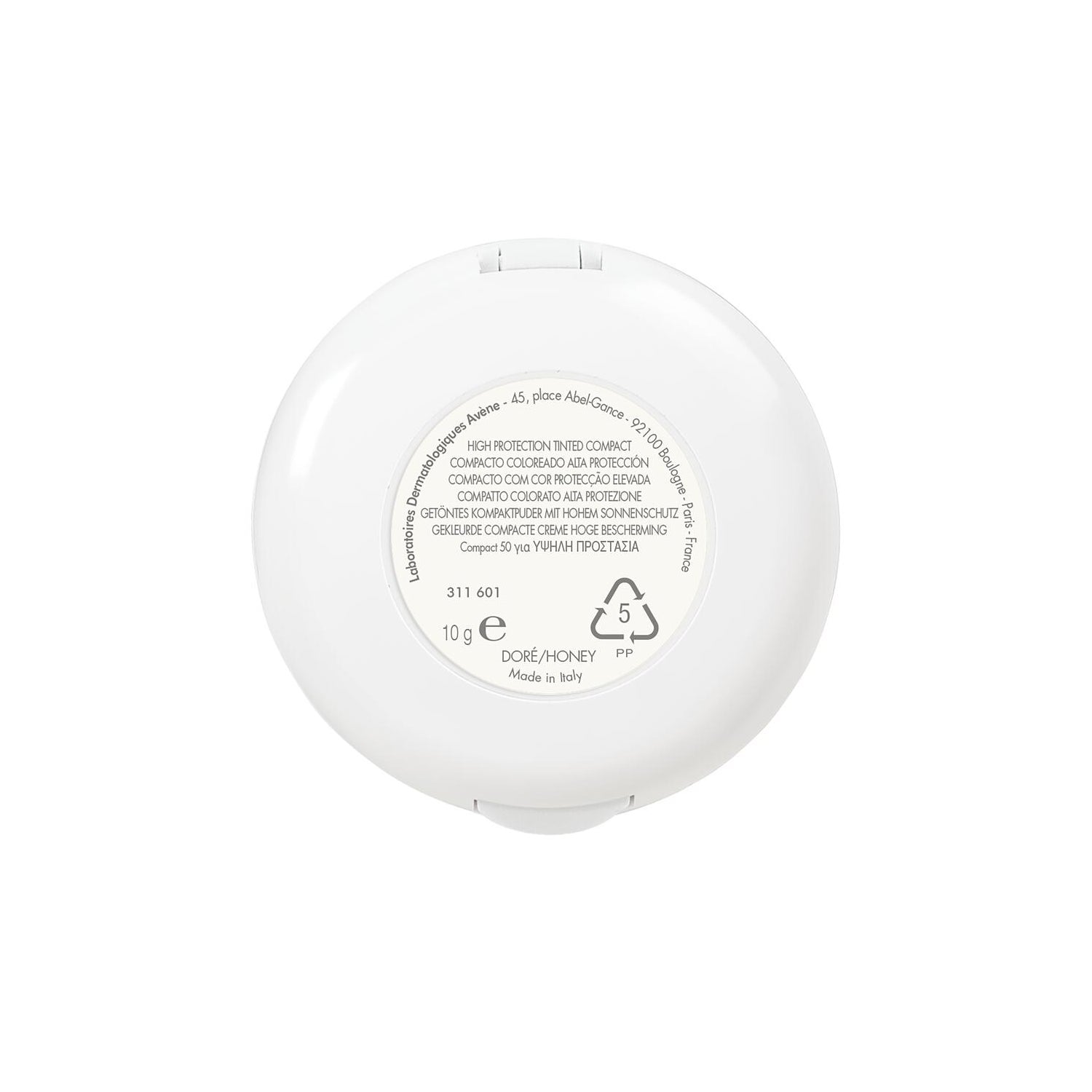 Avène Compacto con Color Alta Protección SPF50 Dorado 10g