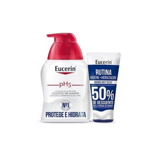 Eucerin Pack Ph5 Oleogel Manos 250 ml + Urearepair Crema Manos 75 ml