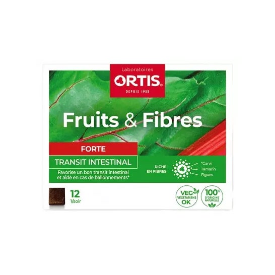 Ortis Frutas&Fibras Forte 12 cubos