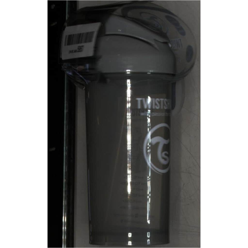 Twistshake Vaso con Pajita Color Gris Pastel +6m 360ml