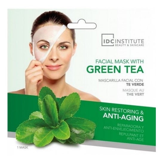 IDC Institute Mascarilla Facial Té Verde Antiedad 1 ud