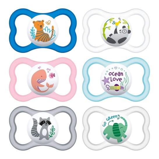 MAM Succette Supreme 6+ Meses Silicone 2 uds